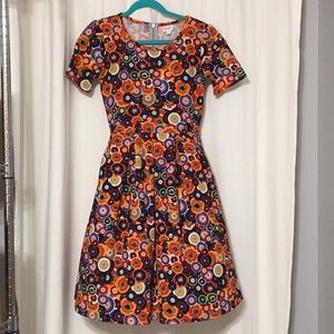 Colorful circle LuLaRoe Amelia M